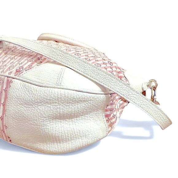 Louis Vuitton Monogram Mini Lin Croisette Marina PM Handbag 2 Way Rouge Pink - Picture 15 of 16